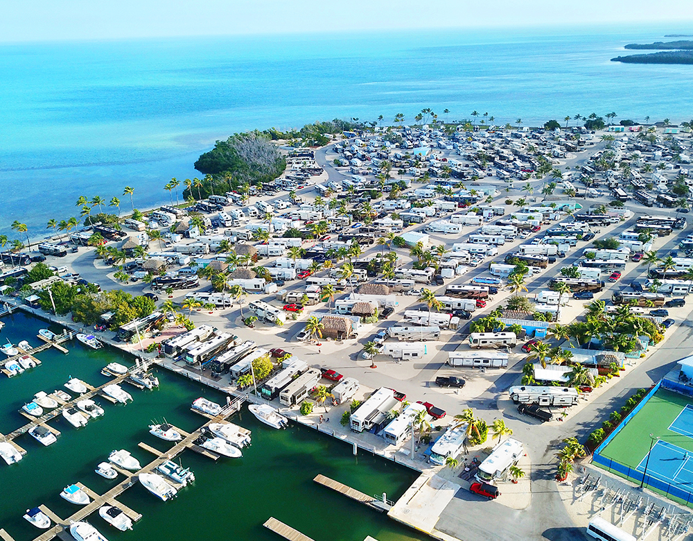 Sunshine Key RV Resort & Marina – beachfront waterfront marina rv resort in Lower Keys, Florida Keys